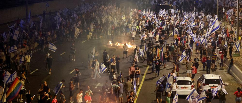 Demonstrationen in Tel Aviv     