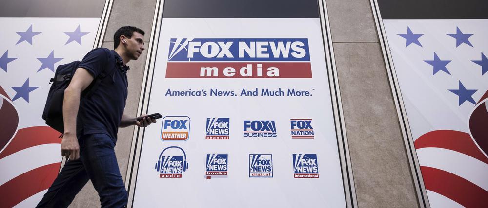 Der Hauptsitz von Fox News in New York.