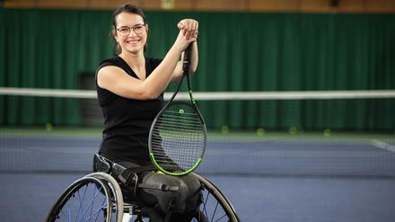 Britta Wend trainiert auf die Paralympics 2024 in Paris hin.