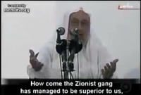 Und dann muss er auch noch die Zionisten erwähnen: Tele-Imam Jussuf al-Qaradawi.
