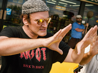 Zeigt am 21. Mai seinen neuesten Film: Quentin Tarantino kommt mit "Once Upon a Time in Hollywood" nach Cannes, auf den Tag genau 25 Jahre nach der Weltpremiere von "Pulp Fiction".