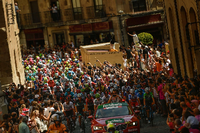Radrennen wie hier Vuelta a Espana können Städte in einen vorübergehenden Kollaps führen.