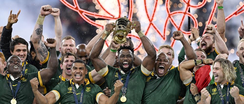 Südafrika ist zum vierten Mal Weltmeister im Rugby.