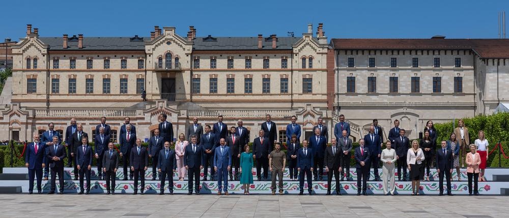 EPG-Gipfel im Juni in Moldau: ganz Europa ohne Russland und Belarus.
