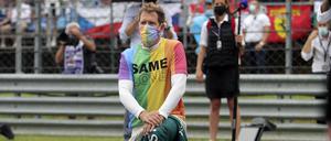 Sebastian Vettel setzte in Ungarn ein klares Zeichen gegen Diskriminierung.
