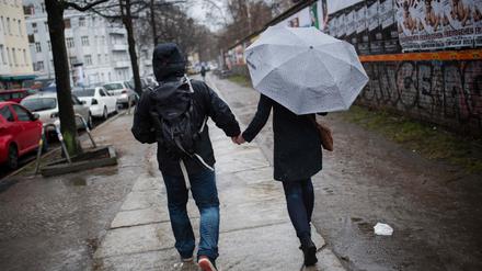 Für die letzte Januarwoche erwartet der Wetterdienst in Berlin viel Regen.