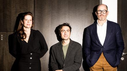 Die drei Regie-Nominierten für den Deutschen Filmpreis: Sonja Heiss, Ilker Çatak und Edward Berger.