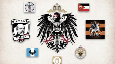 Wappen der einzelnen Gruppen.