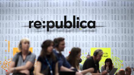 Teilnehmer auf der Re:publica 23 in Berlin.