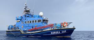 Seenotrettungsschiff der Organisation Sea-Watch: Die „Aurora“. 