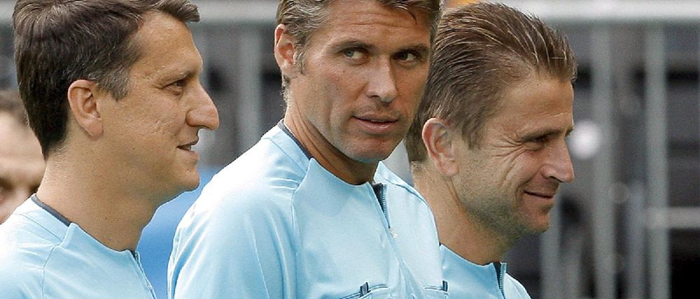 Schiedsrichter Italiener Rosetti pfeift das Finale