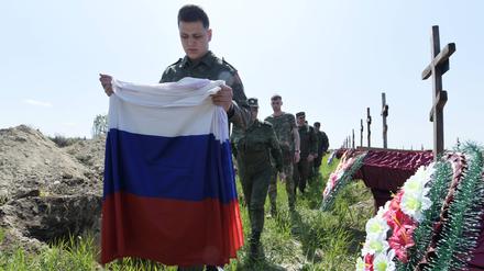 Die Zahl der in der Ukraine getöteten Soldaten ist nicht bekannt.
