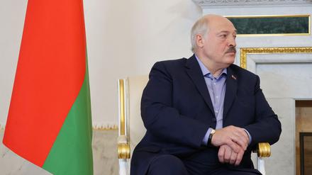 Belarus’ Präsident Alexander Lukaschenko Ende Juli in St. Petersburg.