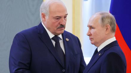  Alexander Lukaschenko war Wladimir Putin noch etwas schuldig.