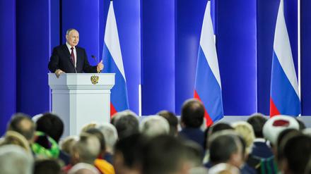 Russlands Präsident Wladimir Putin in Moskau.