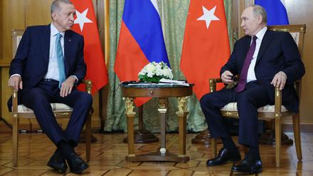 Erdogan und Putin erneuern in Sotschi ihr enges Verhältnis.