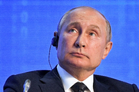 Wladimir Putin, Präsident von Russland, bei einem Treffen am Rande der „Russischen Energiewoche“.