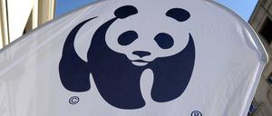 Das WWF-Logo ist auf einem Aufsteller zu sehen (Archivbild).