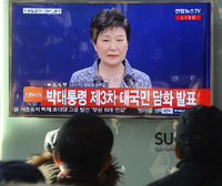 Südkoreas Präsidentin Park Geun Hye bestreitet in kriminelle Aktivitäten verwickelt zu sein.