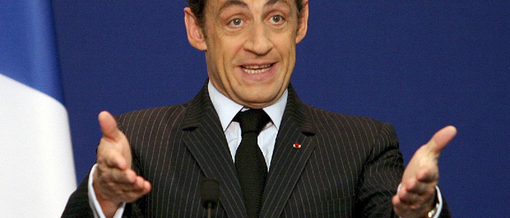 Umfrage Sarkozy stellt Unbeliebtheitsrekord auf