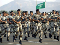 Mitglieder der saudi-arabischen Nationalgarde. (Archivbild)