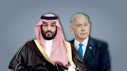 Zwei, die derzeit nicht zusammenkommen: Kronprinz Mohammed bin Salman und Israels Premier Benjamin Netanjahu.