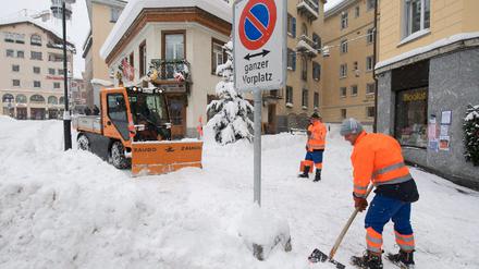 Schnee in der Schweiz