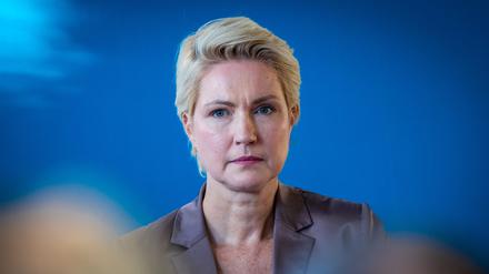 Manuela Schwesig geriet wegen der umstrittenen Klimastiftung unter Druck.