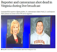 Alison Parker und Kameramann Adam Ward wurden am Mittwoch während einer Live-Übertragung erschossen.
