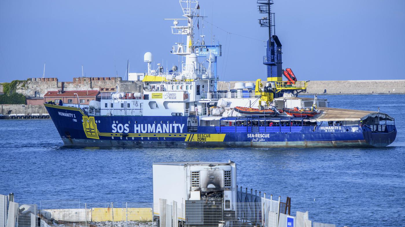 Secondo quanto riferito, l’Italia ha sequestrato la nave di salvataggio “Humanity 1”.