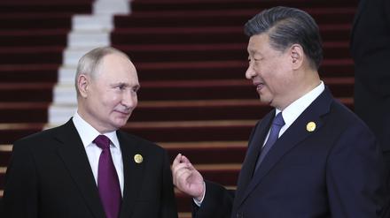Gute Partner: Kremlchef Wladimir Putin (l.) und Chinas Staats- und Parteichef Xi Jinping.