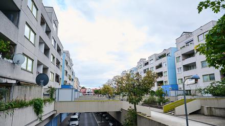 Die Hight-Deck-Siedlung in Berlin-Neukölln.