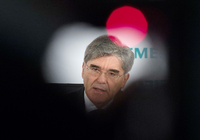 Der Siemens-Vorstandsvorsitzende Joe Kaeser bei einer Pressekonferenz in München.