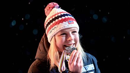 Für Maren Lundby gleicht die Silbermedaille im Skispringen einem Sieg.
