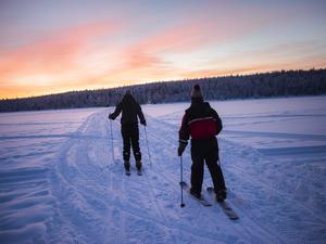 Lappland ist schon jetzt die schneereichste Region Europas. 