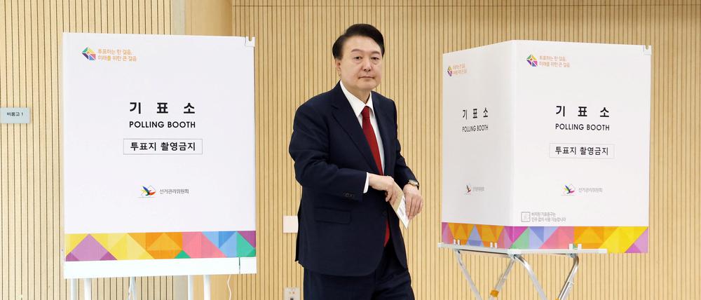In Bedrängnis: Südkoreas Präsident Yoon Suk-yeol