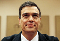 Pedro Sanchez, Chef der Spanischen Sozialisten (PSOE)