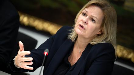 Nancy Faeser (SPD), Bundesministerin des Innern und Heimat. 