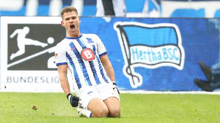 Rutsch ins Glück. Nach schwierigen Wochen läuft es für Florian Niederlechner jetzt immer besser bei Hertha BSC.