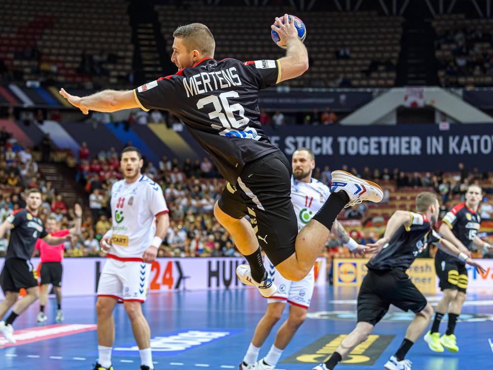 Entdeckung bei der HandballWM Lukas Mertens liefert auf Linksaußen