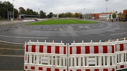 Stadion Luftschiffhafen Potsdam wird saniert