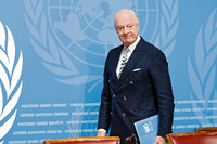 Staffan de Mistura bei den Vereinten Nationen in Genf