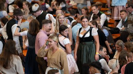 16.09.2023, Bayern, München: Auftakt zum Oktoberfest.