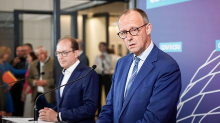 CDU-Chef Friedrich Merz hat eine Verfassungsklage angekündigt.