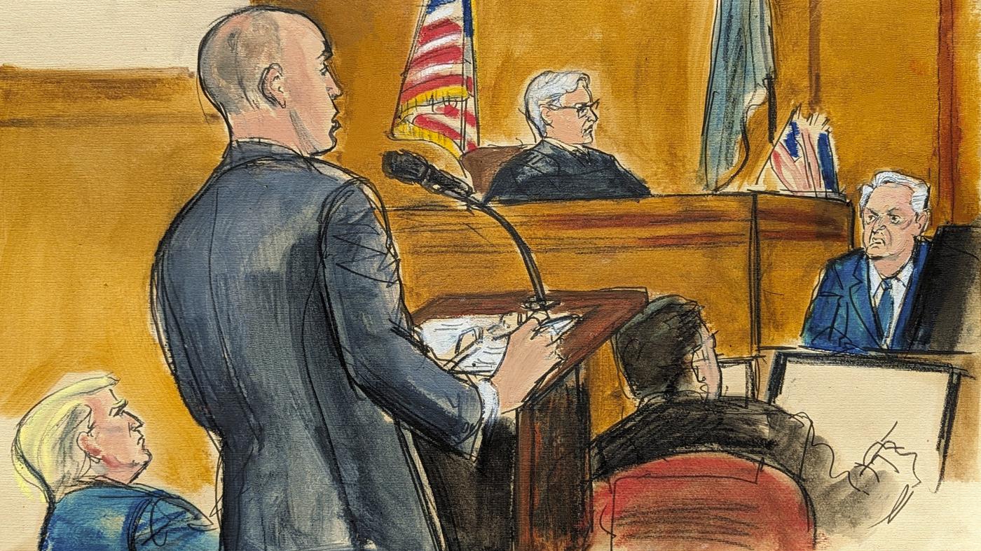 The judge in Trump’s trial ripped his collar