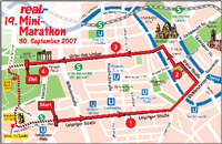 Strecke Mini-Marathon