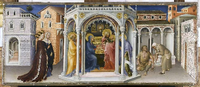 Bild von Gentile da Fabriano: Jesus im Tempel