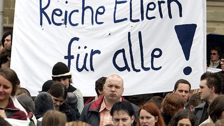 Studentendemonstration in Gießen