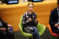 Greta Thunberg beim UN-Jugendklimagipfel