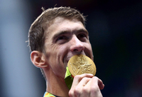 Die Goldmedaille hat Michael Phelps immer gut geschmeckt.